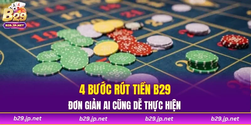 4 bước rút tiền B29 đơn giản ai cũng dễ thực hiện